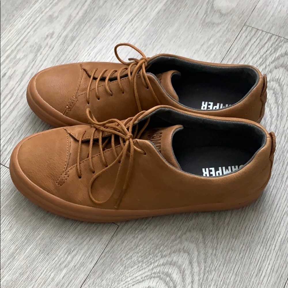 Camper brown leather sneakers size 36